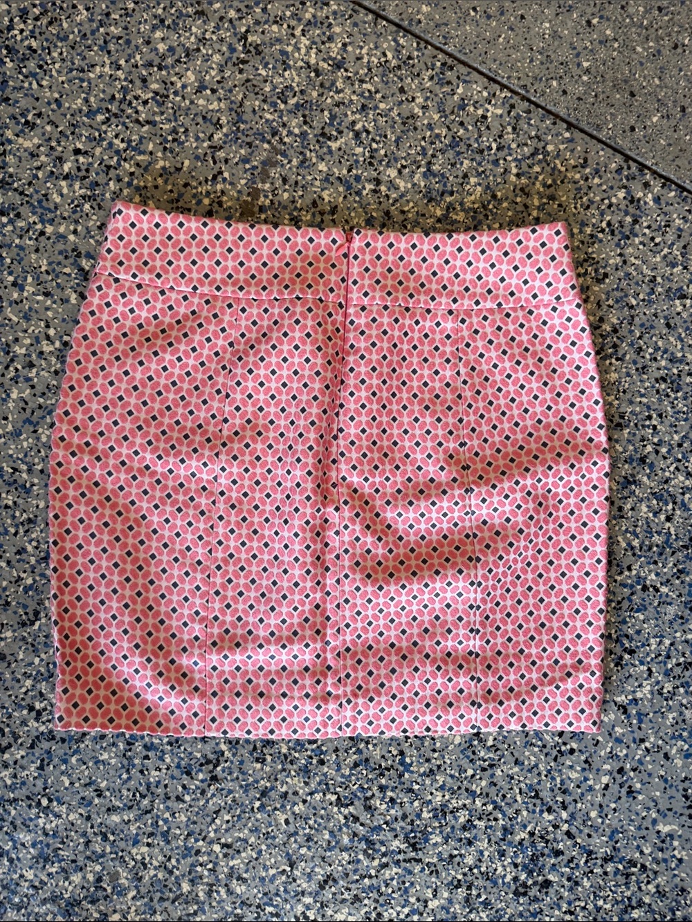 Pink Patterned Mini Skirt - Picture 4 of 4